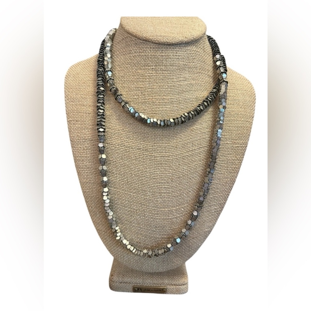 Chico’s VTG Silver Chain-Link Necklace